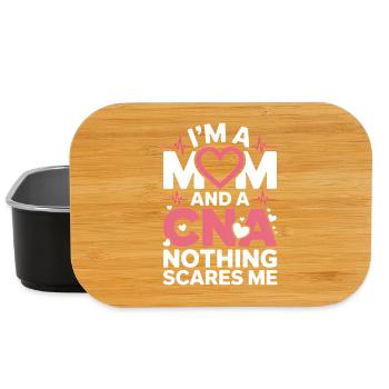 Caregiver Saying Funny Caregiver Gift - Lunch Box - black - Front