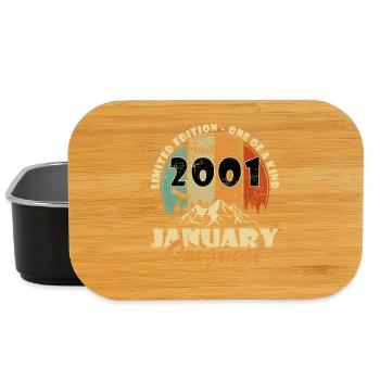 2001 January Original Vintage Circle Tee - Lunch Box - black - Front