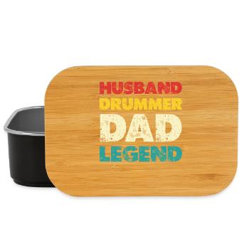 Husband Dad Legend Tee - Lunch Box - Schwarz - Vorne