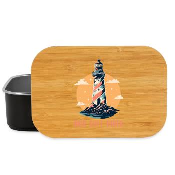 Nordsee Urlaub NUR SYLT VIBES Lustiges - Lunch Box - Schwarz - Vorne