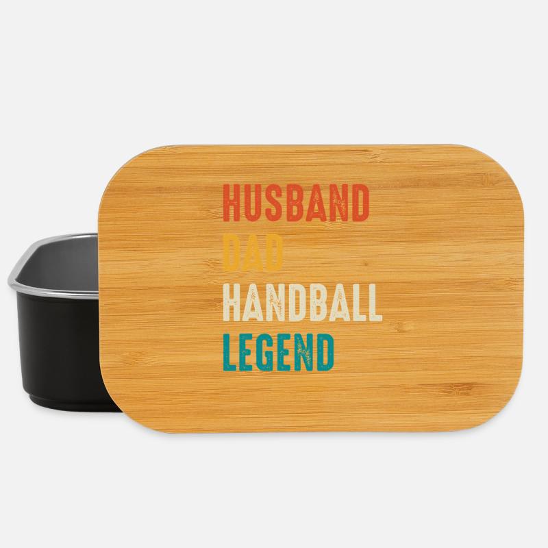 Handball Legende Vater Ehemann - Lunch Box - Schwarz