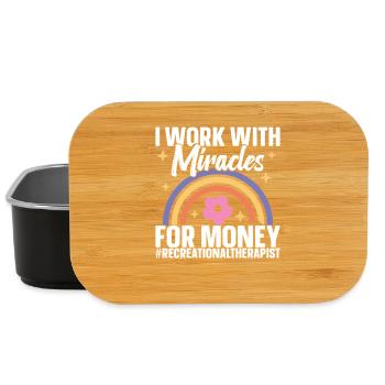 RT Badge Reel Therapeutische Freizeit Freizeit - Lunch Box - Schwarz - Vorne