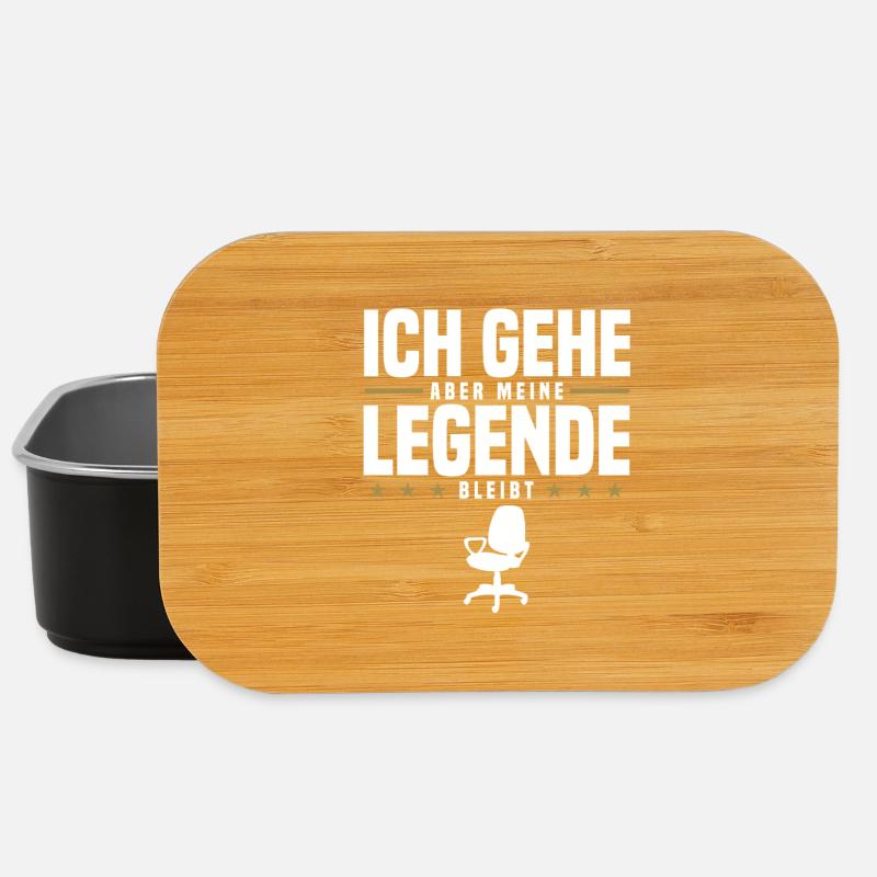 Abschied Kollege - Lunch Box - Schwarz