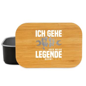 Ich Gehe In Rente - Lunch Box - Schwarz - Vorne
