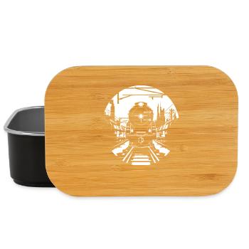 Railway Sketch - Lunch Box - black - Front