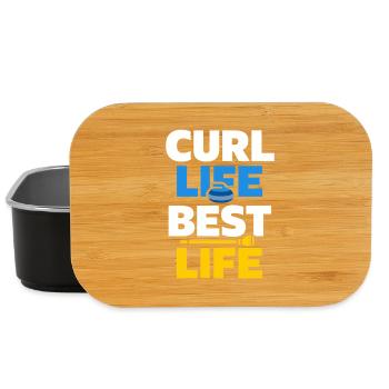 Curling, balayage drôle, cardio dur avec balai - Boîte à goûter - noir - Devant