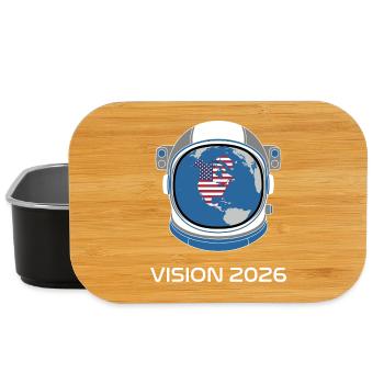Vision 2026 USA Astronaut - Lunch Box - Schwarz - Vorne