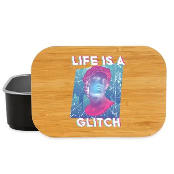 80s Retro Streetwear Vaporwave Vintage Aesthetic - Lunch Box - black - Front