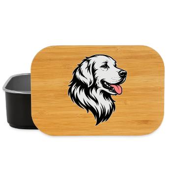 Golden Retriever  - Lunch Box - Schwarz - Vorne