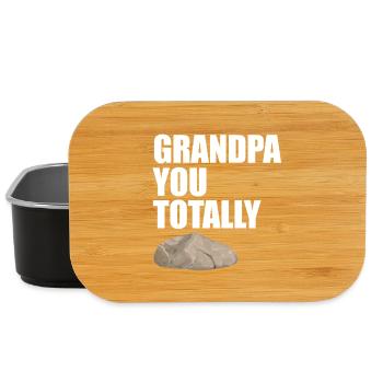 Opa, du bist total cool, lustiges Wortspiel, Opa-Design. - Lunch Box - Schwarz - Vorne
