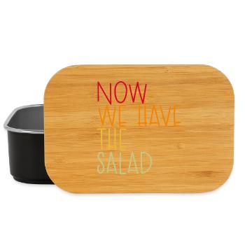 MAINTENANT, NOUS AVONS LA SALADE - Boîte à goûter - noir - Devant