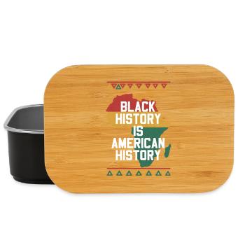Black History is American History Africa Design - Lunch Box - black - Front