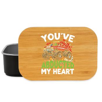 Abducted Heart Monster Truck - Lunch Box - black - Front