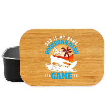 Surfen Surfboarder Bodyboarder - Lunch Box - Schwarz - Vorne