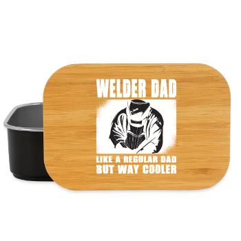 Schweißer Spruch Geschenke Für Metallbauer  - Lunch Box - Schwarz - Vorne