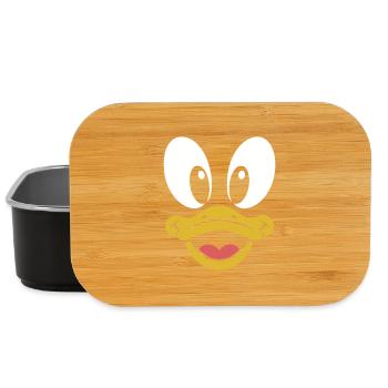 Canard | Déguisement de carnaval en costume de grand visage - Boîte à goûter - noir - Devant
