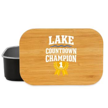 See-wochenende Countdown Zu See-tagen - Lunch Box - Schwarz - Vorne