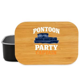Flotte de pontons Équipage de pontons Bateau ponton - Boîte à goûter - noir - Devant