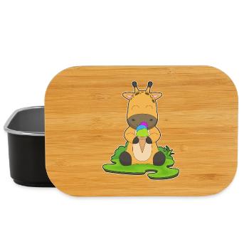 Giraffe Waffeleis - Lunch Box - Schwarz - Vorne