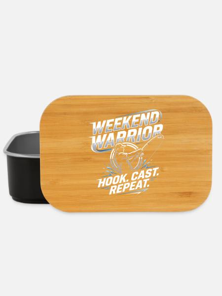 Répétition du pêcheur du Weekend Warrior Hook Cast - Boîte à goûter - noir