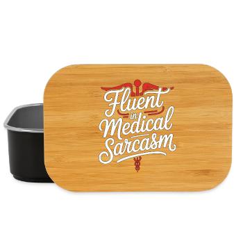 ICU Nurse Fluent In Medical Sarcasm Rapid Response - Lunch Box - black - Front