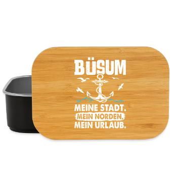BÜSUM MA VILLE MON NORD MES VACANCES Drôle - Boîte à goûter - noir - Devant
