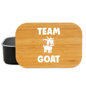 GOAT Goat Mascot Team - Lunch Box - black - Front