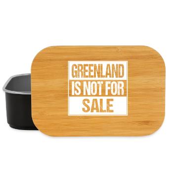 Greenland Is Not For Sale - Lunch Box - Schwarz - Vorne