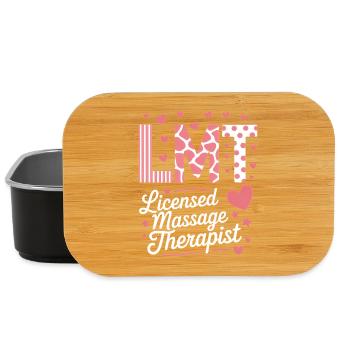 Masseurin Sprüche Massage Lustige Masseur Geschenk - Lunch Box - Schwarz - Vorne