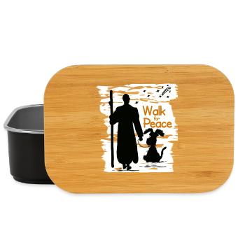 Marsch für den frieden  - Lunch Box - Schwarz - Vorne