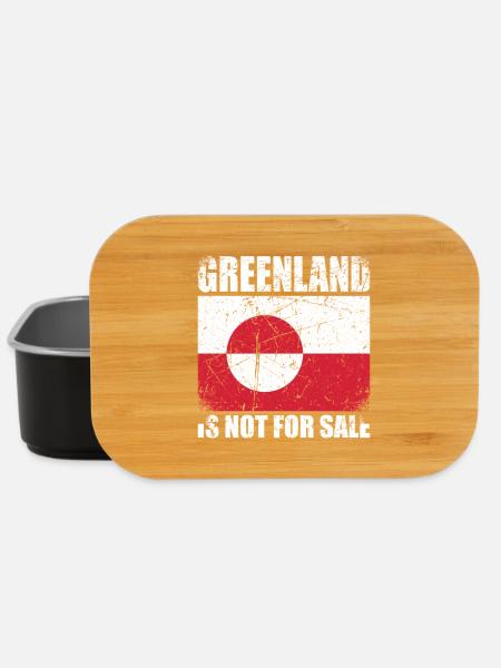 Greenland Is Not For Sale - Lunch Box - Schwarz