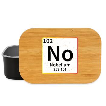 no chemistry periodic table - Lunch Box - black - Front