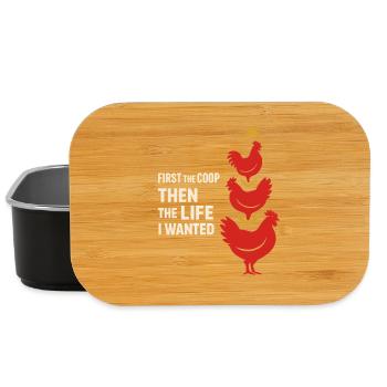 Chickens In The Garden Lifestyle Chicken - Lunch Box - black - Front