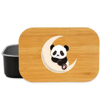 Câlins de Panda Moon - Boîte à goûter - noir - Devant