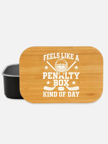Penalty Box Hockey - Lunch Box - Schwarz