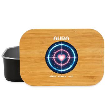 Safe Space Aura | Soziale Arbeit Empathie - Lunch Box - Schwarz - Vorne