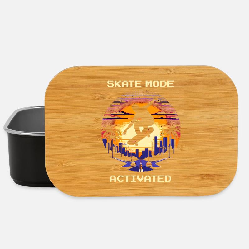 Skate Mode aktiviert | Skateboarding - Lunch Box - Schwarz