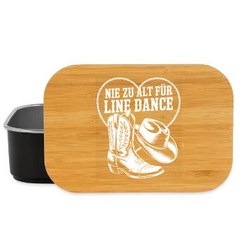 On n’est jamais trop vieux pour la danse en ligne - Boîte à goûter - noir - Devant