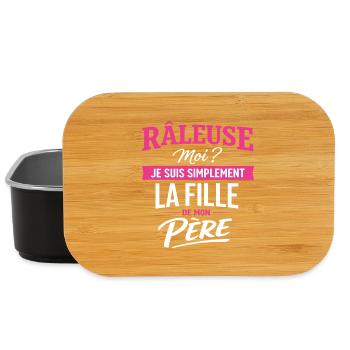Complaining I'm My Father's Daughter Gift - Lunch Box - black - Front