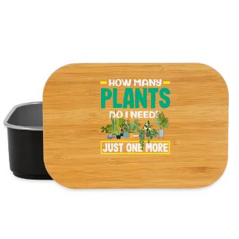 Another plant plant lover gardener - Lunch Box - black - Front