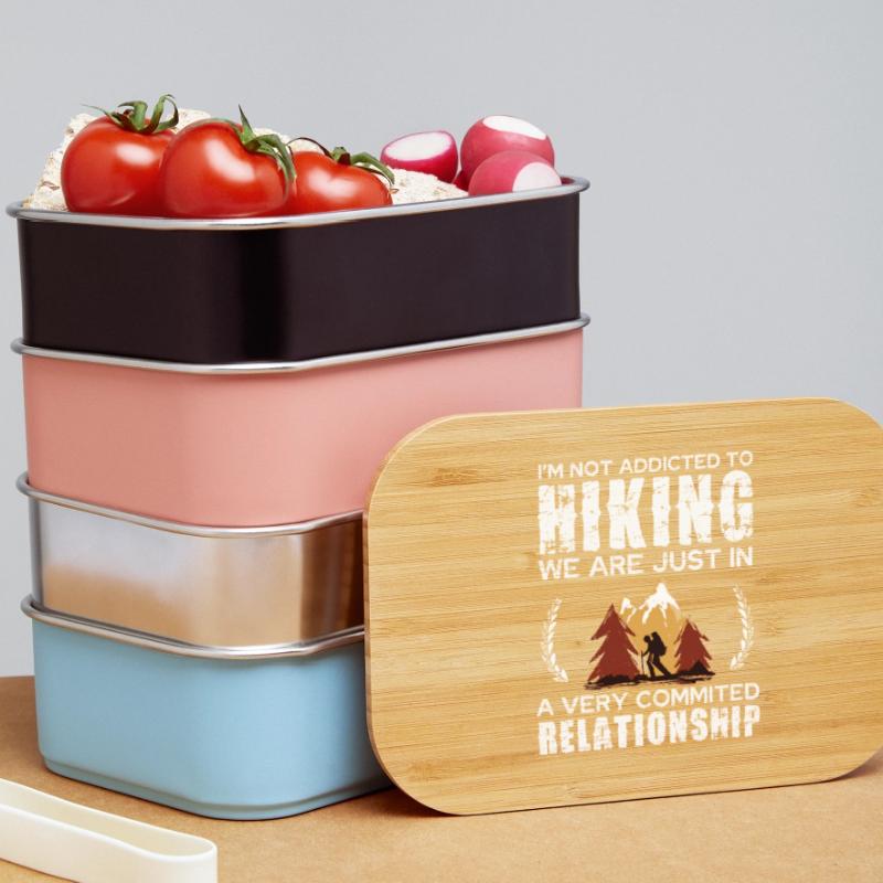 Hiking Commitment Tee Design Lunch Box