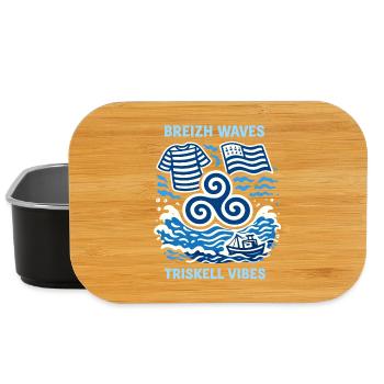 Waves Breizh Triskel Vibes Tee - Lunch Box - black - Front