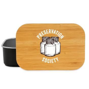 Funny Canning Preservation Gesellschaft - Lunch Box - Schwarz - Vorne