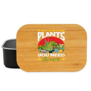 Wenn Du Keine Pflanzen Magst Therapie Funny - Lunch Box - Schwarz - Vorne