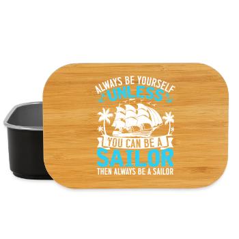 Always Be Yourself Unless You Can Be A Sailor Capt - Lunch Box - Schwarz - Vorne