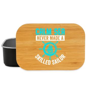 Calm Sea n’a jamais fait un équipage de marins compétent - Boîte à goûter - noir - Devant