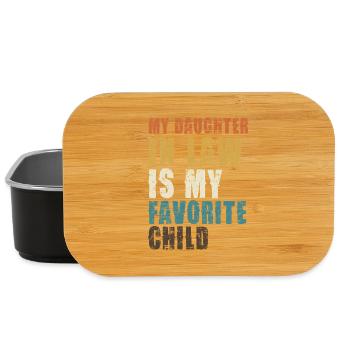 Chemise préférée de ma belle-fille - Boîte à goûter - noir - Devant