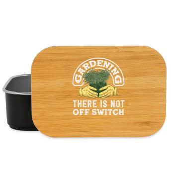 Gartenarbeit Kein Aus-schalter Pflanzenliebhaber - Lunch Box - Schwarz - Vorne
