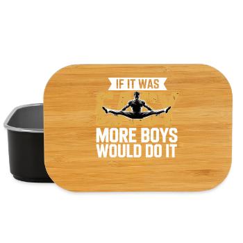 If It Was Easy – Power Leap Motif - Lunch Box - black - Front