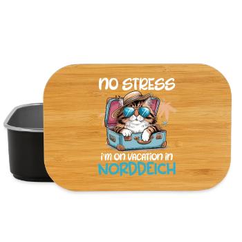 JUST DON'T STRESS I'M ON HOLIDAY AT THE - Lunch Box - black - Front